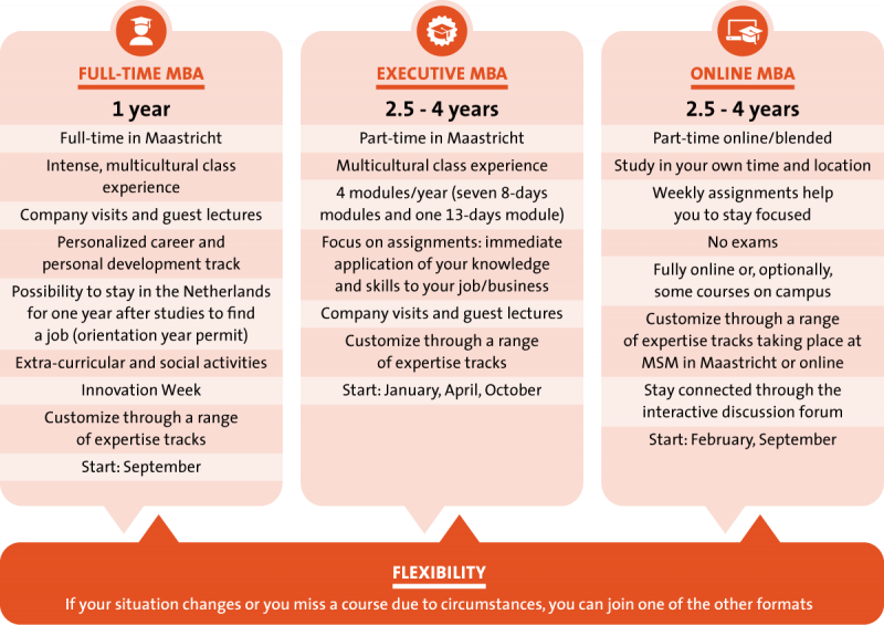 About the MSM MBA Maastricht School of Management