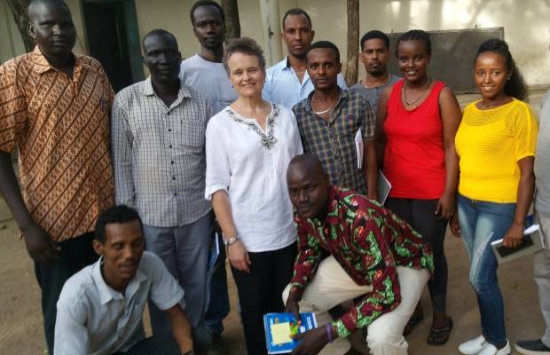 Training for Gambella Unviversity in Ethiopia
