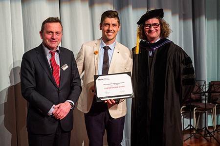 MSM Graduation April 2022 - Best Student Award Full-time MBA