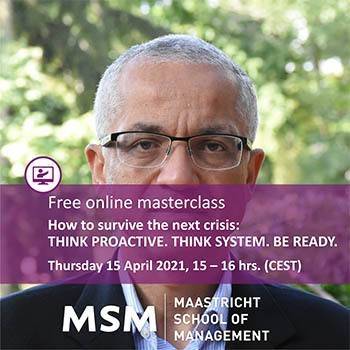 Free online masterclass: How to Survive the Next Crisis: THINK PROACTIVE. THINK SYSTEM. BE READY.