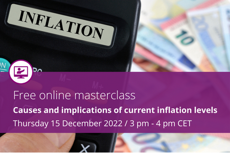 Free Online Masterclass: Causes and the impact of energy prices, demand and supply shocks and current inflation levels